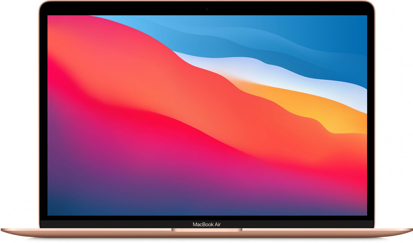 картинка Apple MacBook Air 13,3" (M1, 2020) 8 ГБ RAM, 512 ГБ SSD, золотой от маркетплейса TEMA.shop