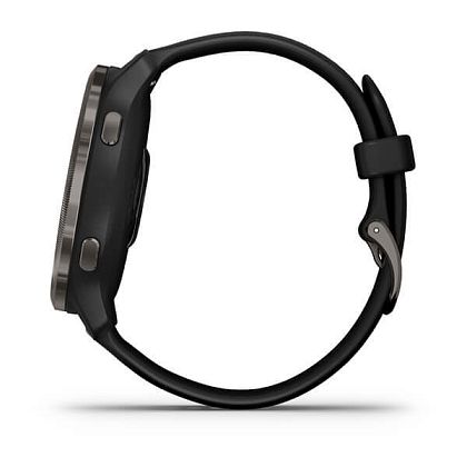 картинка Garmin Venu 2, 45 мм, корпус и ремешок черного цвета черного цвета, серый безель от маркетплейса TEMA.shop 5