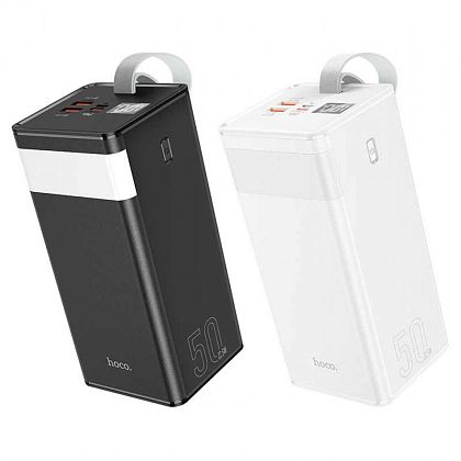картинка Hoco J86A 50000mAh PowerMaster Power Bank, 2xU+C, QC+PD, SCP 22.5W, LED, черный от маркетплейса TEMA.shop 4