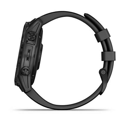 картинка Garmin Fenix 7 Sapphire Solar, 47 мм, цвет корпуса черный с черным ремешком от маркетплейса TEMA.shop 7