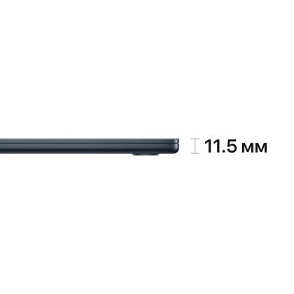 картинка Apple MacBook Air 15,3" (M2, 2023) 8 ГБ RAM, 256 ГБ SSD, полуночный черный от маркетплейса TEMA.shop 3