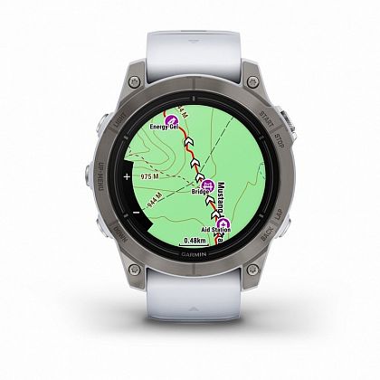 картинка Garmin Epix Pro (Gen 2) Sapphire, 47 мм, корпус белый, ремешок белого цвета от маркетплейса TEMA.shop 4