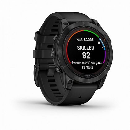 картинка Garmin Fenix 7 Pro Solar, 47 мм, цвет корпуса серый с черным ремешком от маркетплейса TEMA.shop 3