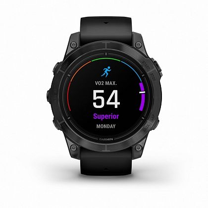 картинка Garmin Epix Pro (Gen 2) Standard, 47 мм, цвет корпуса серый, ремешок черного цвета от маркетплейса TEMA.shop 2