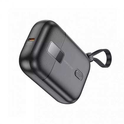 картинка Borofone BJ37 High Charge 22.5+PD20W Power Bank 10000mAh, L+C кабели, черный от маркетплейса TEMA.shop 4
