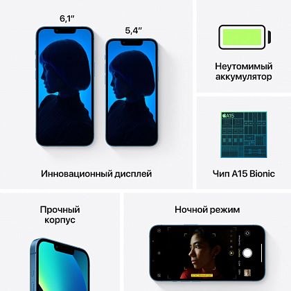 картинка Apple iPhone 13 128 ГБ, синий от маркетплейса TEMA.shop 7