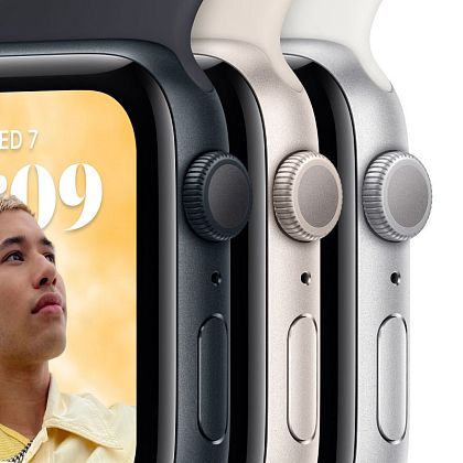 картинка Apple Watch SE 2022, 40 мм, цвет корпуса сияющая звезда, ремешок цвета сияющая звезда, размер S/M от маркетплейса TEMA.shop 9