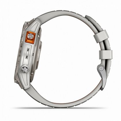 картинка Garmin Fenix 7 Pro Sapphire Solar, 47 мм, цвет корпуса серый с серо-оранжевым ремешком от маркетплейса TEMA.shop 7