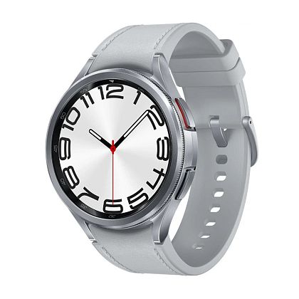 картинка Samsung Watch 6 Classic, 47 мм, цвет корпуса и ремешок серебристого цвета от маркетплейса TEMA.shop 1