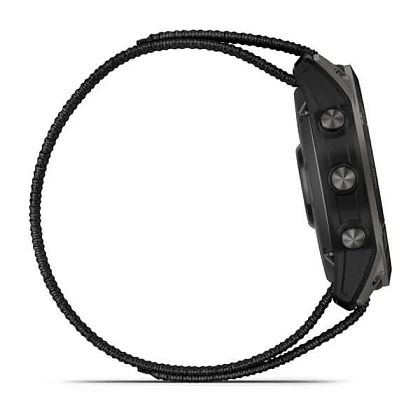 картинка Garmin Enduro 2, 51 мм, цвет корпуса уголоно-серый, ремешок черного цвета, титановый безель от маркетплейса TEMA.shop 3