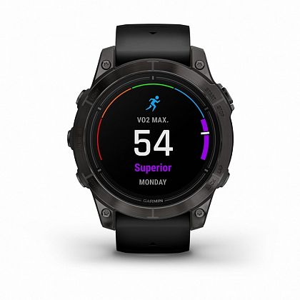 картинка Garmin Epix Pro (Gen 2) Sapphire, 47 мм, цвет корпуса угольно-серый, ремешок черный силикон от маркетплейса TEMA.shop 3