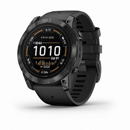 картинка Garmin Epix Pro (Gen 2), Standard, 51 мм, цвет корпуса серый, ремешок черного цвета от маркетплейса TEMA.shop 1
