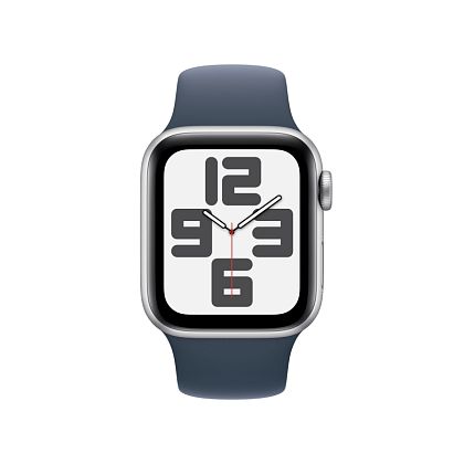 картинка Apple Watch SE 2023, 40 мм, цвет корпуса серебристый, ремешок серебристого цвета, размер M/L от маркетплейса TEMA.shop 3