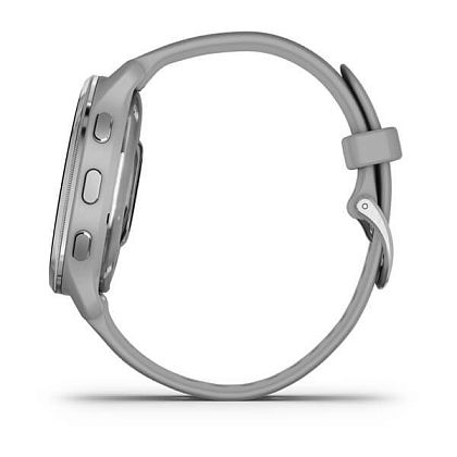 картинка Garmin Venu 2S, 40.4 мм, цвет корпуса и ремешок серого цвета, серебристый безель от маркетплейса TEMA.shop 6