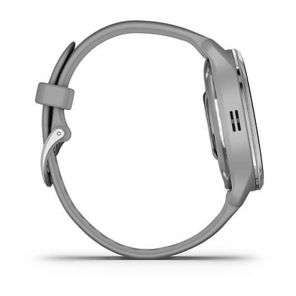 картинка Garmin Venu 2S, 40.4 мм, цвет корпуса и ремешок серого цвета, серебристый безель от маркетплейса TEMA.shop 4