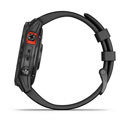 картинка Garmin Fenix 7 Solar, 47 мм, цвет корпуса серый с черным ремешком от маркетплейса TEMA.shop 7