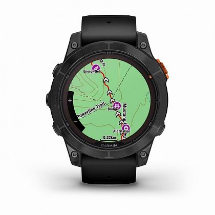 картинка Garmin Fenix 7 Pro Solar, 47 мм, цвет корпуса серый с черным ремешком от маркетплейса TEMA.shop 4
