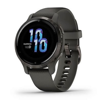 картинка Garmin Venu 2S, 40.4 мм, цвет корпуса и ремешок серого цвета от маркетплейса TEMA.shop 1