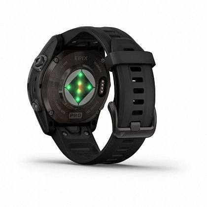 картинка Garmin Epix Pro (Gen 2) Sapphire, 42 мм, цвет корпуса угольно-серый, ремешок черного цвета от маркетплейса TEMA.shop 6