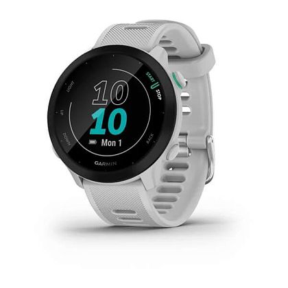 картинка Garmin Forerunner 55, 42 мм, цвет корпуса белый от маркетплейса TEMA.shop 1