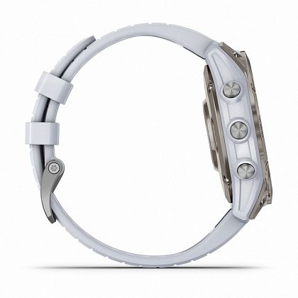 картинка Garmin Epix Pro (Gen 2) Sapphire, 47 мм, корпус белый, ремешок белого цвета от маркетплейса TEMA.shop 6