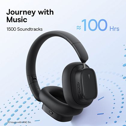 картинка Baseus Music That Inspires BOWie H1i, черный от маркетплейса TEMA.shop 1