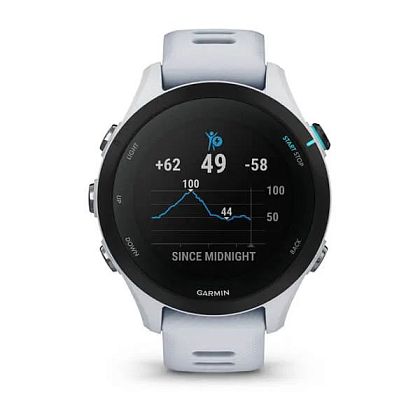 картинка Garmin Forerunner 255S Music, 41 мм, цвет корпуса белый с серым ремешком от маркетплейса TEMA.shop 4