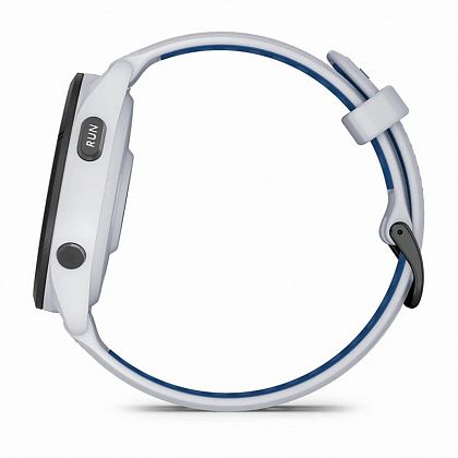 картинка Garmin Forerunner 265, 45 мм, цвет корпуса белый с ремешком бело-синего цвета от маркетплейса TEMA.shop 6