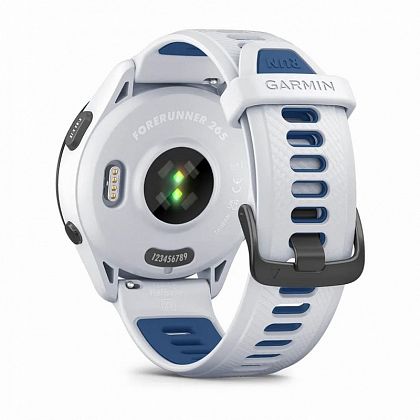 картинка Garmin Forerunner 265, 45 мм, цвет корпуса белый с ремешком бело-синего цвета от маркетплейса TEMA.shop 5