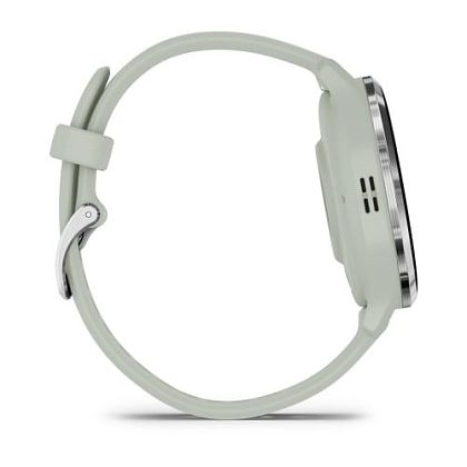 картинка Garmin Venu 3S, 41 мм, корпус и ремешок серо-зеленого цвета, безель серебристый от маркетплейса TEMA.shop 5