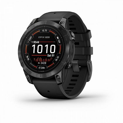 картинка Garmin Epix Pro (Gen 2) Standard, 47 мм, цвет корпуса серый, ремешок черного цвета от маркетплейса TEMA.shop 1