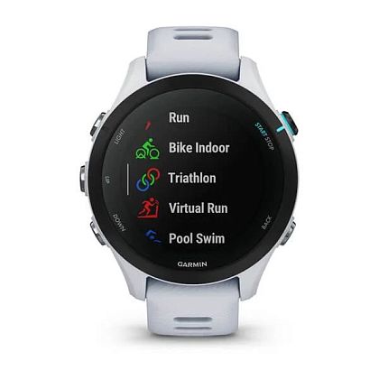 картинка Garmin Forerunner 255S Music, 41 мм, цвет корпуса белый с серым ремешком от маркетплейса TEMA.shop 5