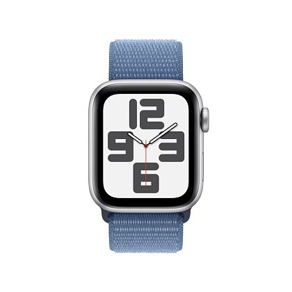 картинка Apple Watch SE 2023, 40 мм, цвет корпуса серебристый, ремешок серебристого цвета от маркетплейса TEMA.shop 2