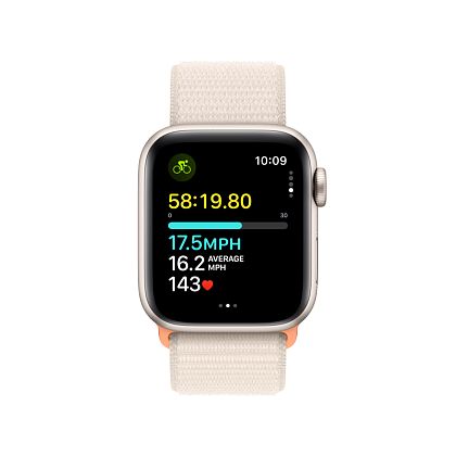 картинка Apple Watch SE 2023, 40 мм, цвет корпуса сияющая звезда, ремешок цвета сияющая звезда от маркетплейса TEMA.shop 7