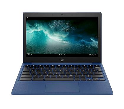картинка HP Chromebook 11a-na0060nr 11.6" (MediaTek MT8183 2000MHz, 4ГБ RAM, 32ГБ SSD, MediaTek Integrated Graphics), синий от маркетплейса TEMA.shop 1