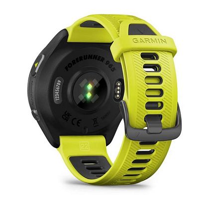 картинка Garmin Forerunner 965, 47.2 мм, цвет корпуса темно-серый с ремешком желто-черного цвета от маркетплейса TEMA.shop 5