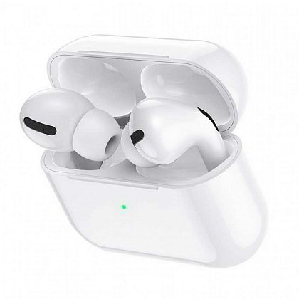 картинка Hoco EW05 Plus Active Noise Cancelling True Wireless BT Headset 3.5h Qi support, белый от маркетплейса TEMA.shop 5