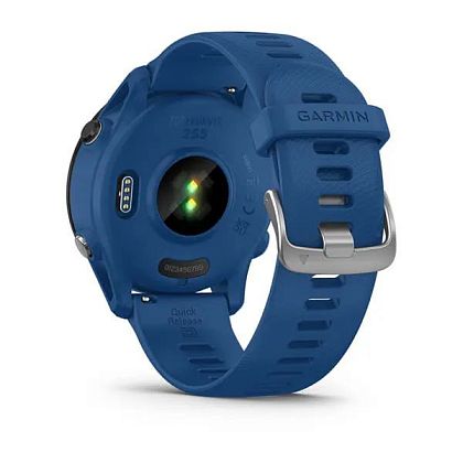 картинка Garmin Forerunner 255, 45 мм, цвет корпуса синий с серым ремешком от маркетплейса TEMA.shop 5