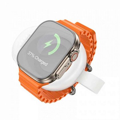 картинка Borofone BJ45 iWatch Emergency Power Bank, 1400mAh, для iWatch 1-9, белый от маркетплейса TEMA.shop 3