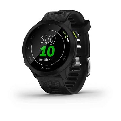 картинка Garmin Forerunner 55, 42 мм, цвет корпуса черный от маркетплейса TEMA.shop 1
