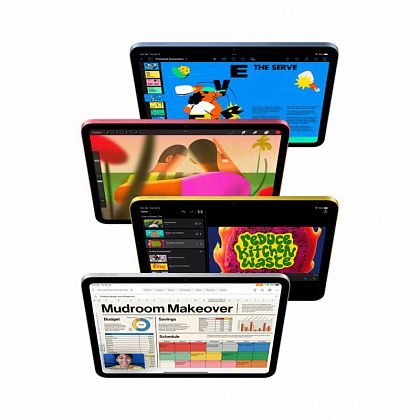 картинка Apple iPad 10,9" (2022) Wi-Fi 256 ГБ, серебристый от маркетплейса TEMA.shop 3