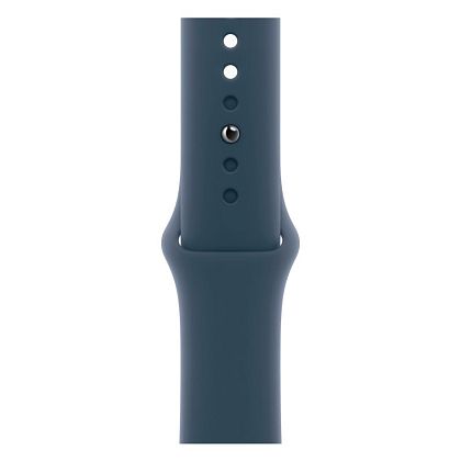 картинка Apple Watch Series 9, 45 мм, корпус серебристого цвета, ремешок цвета грозовой синий, размер M/L от маркетплейса TEMA.shop 3