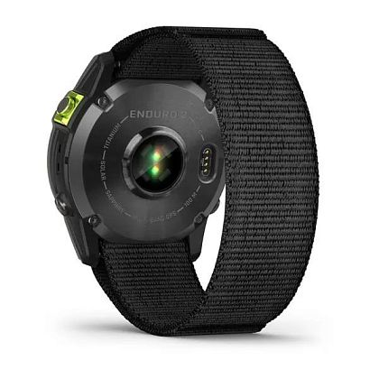 картинка Garmin Enduro 2, 51 мм, цвет корпуса уголоно-серый, ремешок черного цвета, титановый безель от маркетплейса TEMA.shop 5