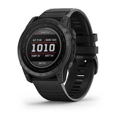 картинка Garmin Tactix 7 Standard Premium, 51 мм с черным ремешком от маркетплейса TEMA.shop 1
