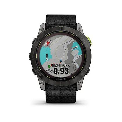 картинка Garmin Enduro 2, 51 мм, цвет корпуса уголоно-серый, ремешок черного цвета, титановый безель от маркетплейса TEMA.shop 4