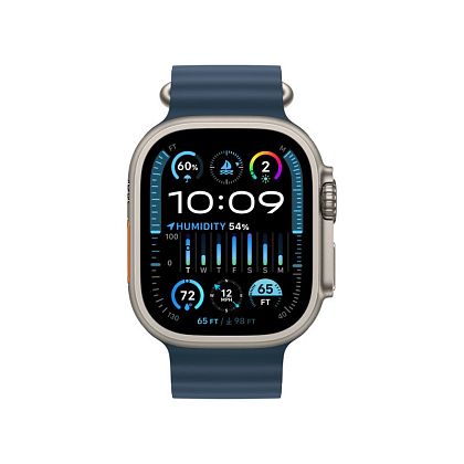 картинка Apple Watch Ultra 2 GPS + Cellular, 49 мм, корпус из титана, ремешок синего цвета от маркетплейса TEMA.shop 2
