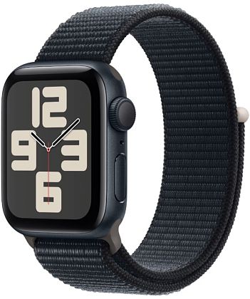 картинка Apple Watch SE 2023, 40 мм, цвет корпуса темная ночь, ремешок цвета темная ночь от маркетплейса TEMA.shop 1