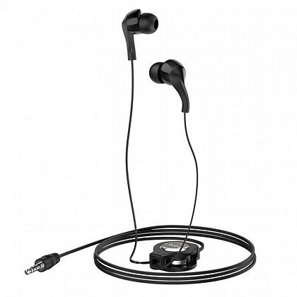 картинка Hoco M68 Easy Clip Telescopic Earphones, черный от маркетплейса TEMA.shop 2