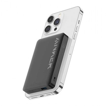 картинка Anker 334 MagGo Battery (PowerCore 10k) Power Bank, Qi 7.5W, PD20W, QC18W, черный от маркетплейса TEMA.shop 1