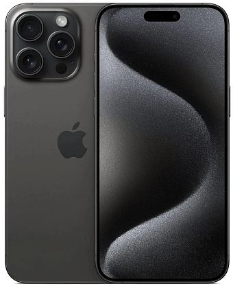 картинка Apple iPhone 15 Pro Max SIM 2 ТБ, титановый чёрный от маркетплейса TEMA.shop 1